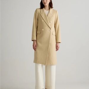 Quince Italian Wool Double-Breasted Coat